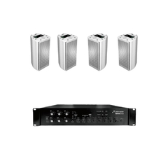 Combo Para Música Funcional 4 Parlantes Sts con Amplificador