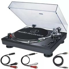 Audio Technica At Lp 120 Bk Usb Bandeja Tocadiscos Vinilo - circularsound