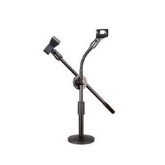 Pie De Microfono De Mesa Moon Pmm03d Cuello Flexible + Caña