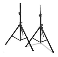 Soporte Pie De Bafle Regulable Negro Moon Pb02n (el Par)