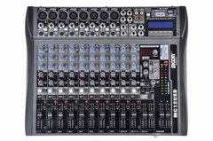 Consola De Sonido 12 Canales Moon Mc12usb Usb Para Grabación