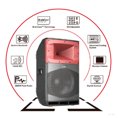 Combo de Sonido 2 Bafles + 2 Subwoofers - tienda online