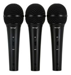 Micrófono Dinámico Behringer Xm1800s Kit X 3
