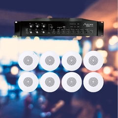 Combo Música Funcional 8 Parlantes Jbl Amplificador 6 Zonas - comprar online