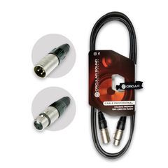 Cable Micrófono Canon 2 Metros Neutrik Xlr Macho A Hembra