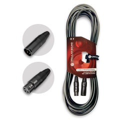 Cable De Micrófono Canon-canon (xlr) X 10m Fichas Genéricas