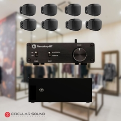 Sistema De Música Con Amplificador, 8 Parlantes Y Subwoofer en internet