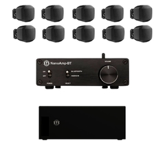 Sistema De Música Con Amplificador, 10 Parlantes Y Subwoofer