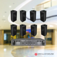 Combo Para Música Funcional 8 Parlantes Sts con Amplificador