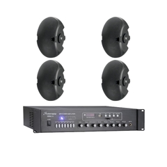 Sistema de música funcional 4 parlantes Electro-Voice + Amplificador Studiomaster