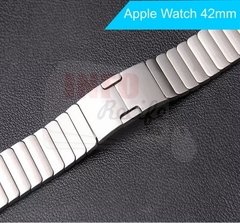 Pulseira de Aço com Elos Prata Apple Watch 42mm / 44mm - loja online