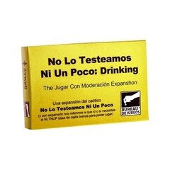 Juego No Lo Testeamos Ni Un Poco Drinking, Ideal Previas