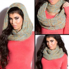 BUFANDA INFINIT TEJIDA - LISA - NOVEDAD! MODA!