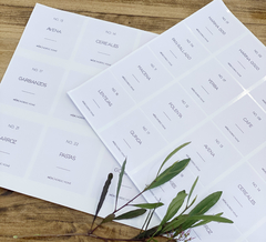 PLANCHA DE ETIQUETAS VINILICAS - comprar online