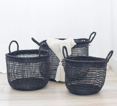 CANASTO PALM BEACH NEGRO - MÖA NORDIC HOME