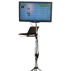 Pedestal de chão COM RODÍZIO para Tv Led Lcd até 28''-36'' polegadas com bandeja para notebook - comprar online