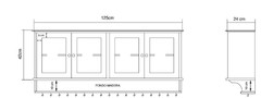 Alacena estilo inglés / provenzal madera maciza (AL101M) - comprar online