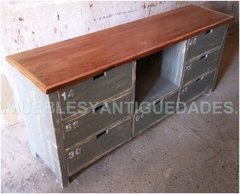Aparador Mesa de Arrime Vanitory de diseño con tapa en pinotea (AP102M) - comprar online