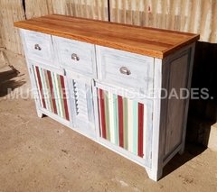 Aparador Mesa de Arrime Vanitory de diseño con tapa en pinotea (AP103M) en internet