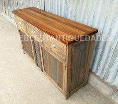 Imagen de Aparador mesa de arrime de diseño con tapa pinotea (AP104M)