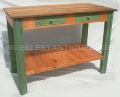 Aparador Mesa de Arrime Vanitory de diseño y tapa en pinotea (AP203M)