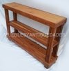 Aparador / mesa de arrime de 3 planos en pinotea (AP304A)