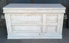 Barra mostrador pulpería madera puertas recicladas (BA102M) - tienda online