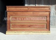 Barra mostrador ramos generales madera maciza (BA105A) en internet