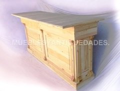 Barra mostrador estilo colonial madera maciza (BA106A) en internet