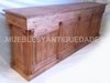 Barra mostrador estilo colonial en madera maciza (BA108A)