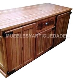 Barra mostrador isla de cocina en pinotea (BA109A)