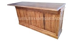 Barra mostrador ramos generales madera maciza (BA110A)