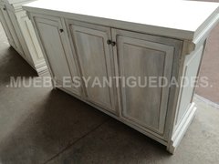 Barra mostrador en madera maciza puertas recicladas (BA114M) en internet