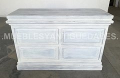 Barra mostrador pulpería en madera maciza de puertas recicladas (BA115M) en internet