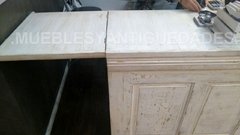 Barra mostrador pulpería L madera reciclada puerta (BA203M) - Muebles y Antiguedades - Argentina