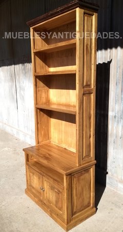 Biblioteca modular mueble de arrime estilo inglés con alzada (BI101A) en internet