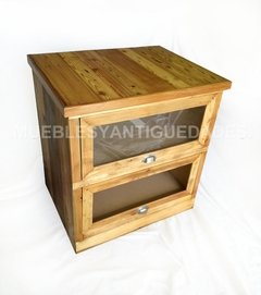 Cajonera despensa en pinotea maciza con 2 cajones (CJ101A) - tienda online