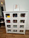 Fideera estilo antiguo laqueada en color blanco con 12 puertas (FI110A)