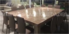 Mesa / Mesón de comedor en pinotea 2,7 mts (ME101M) - Muebles y Antiguedades - Argentina
