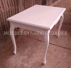 Mesa de comedor estilo francés Reina Ana laqueada (ME103M) - comprar online