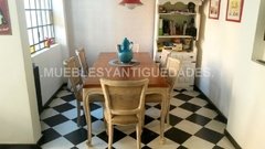 Imagen de Mesa / Mesón de comedor estilo francés madera maciza 2 mts (ME104M)