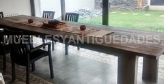 Mesa / Mesón de comedor en pinotea reciclada 4 mts (ME107A) en internet