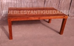 Mesa de comedor en pinotea reciclada 1,80 mts (ME108A) - comprar online