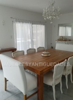 Mesa de comedor estilo Asia en pinotea (ME112A)