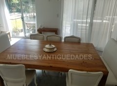 Mesa de comedor estilo Asia en pinotea (ME112A) - comprar online