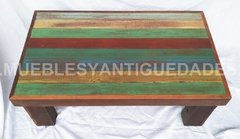 Mesa ratona en pinotea patinada colores (MR103M) - comprar online