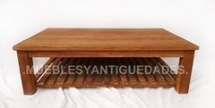 Mesa ratona con revistero tipo deck en pinotea (MR107M) - comprar online