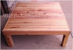Mesa ratona en pinotea antigua reciclada (MR110A)