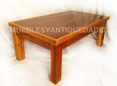 Mesa ratona de madera maciza con tapa de lapacho (MR116A) en internet