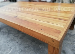 Imagen de Mesa ratona Asia en pinotea maciza reciclada (MR118A)